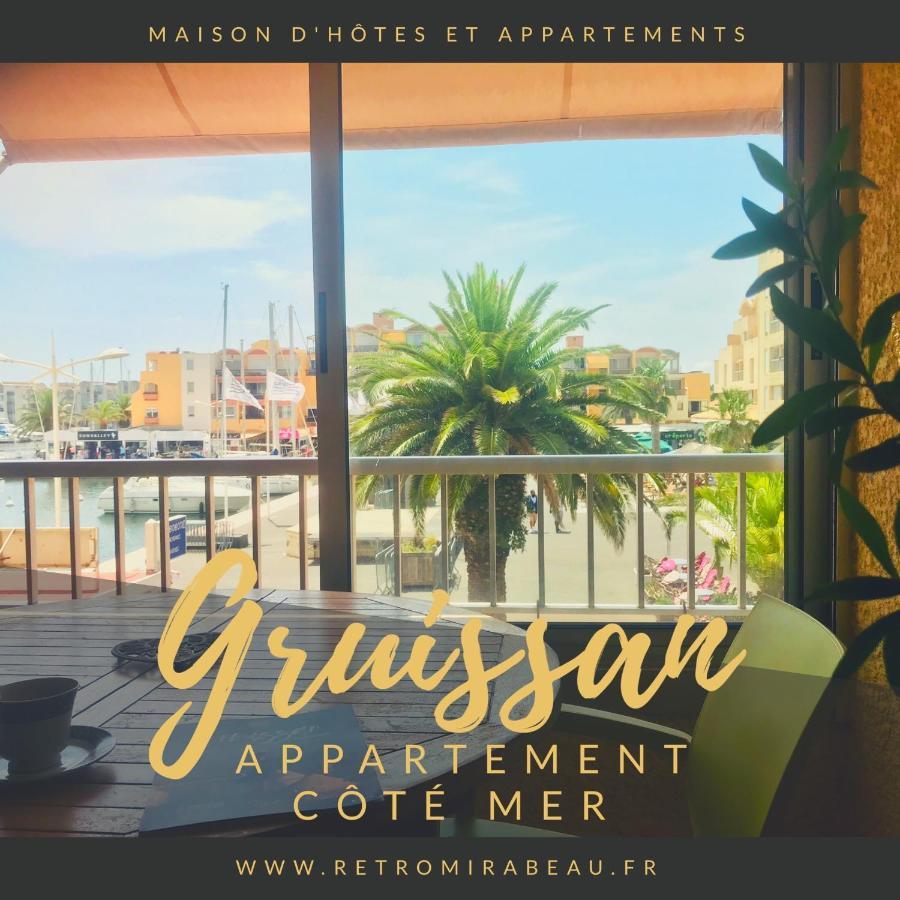 Retromirabeau "Cote Mer" - 29M2 - Lumineux - Terrasse Loggia - Vue Marina - Parking Securise - 2 A 3 Pers - Emplacement Top - Cheques Vacances Connect Gruissan Buitenkant foto