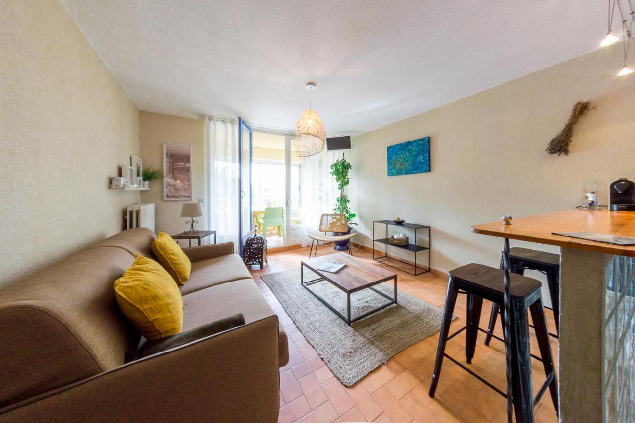 Retromirabeau "Cote Mer" - 29M2 - Lumineux - Terrasse Loggia - Vue Marina - Parking Securise - 2 A 3 Pers - Emplacement Top - Cheques Vacances Connect Gruissan Buitenkant foto