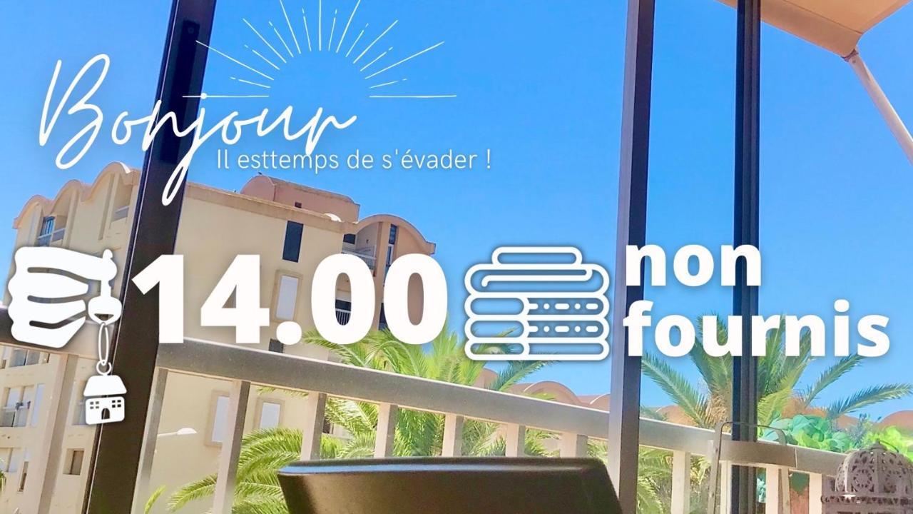 Retromirabeau "Cote Mer" - 29M2 - Lumineux - Terrasse Loggia - Vue Marina - Parking Securise - 2 A 3 Pers - Emplacement Top - Cheques Vacances Connect Gruissan Buitenkant foto