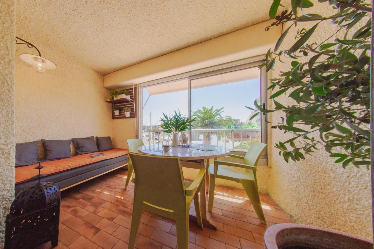 Retromirabeau "Cote Mer" - 29M2 - Lumineux - Terrasse Loggia - Vue Marina - Parking Securise - 2 A 3 Pers - Emplacement Top - Cheques Vacances Connect Gruissan Buitenkant foto